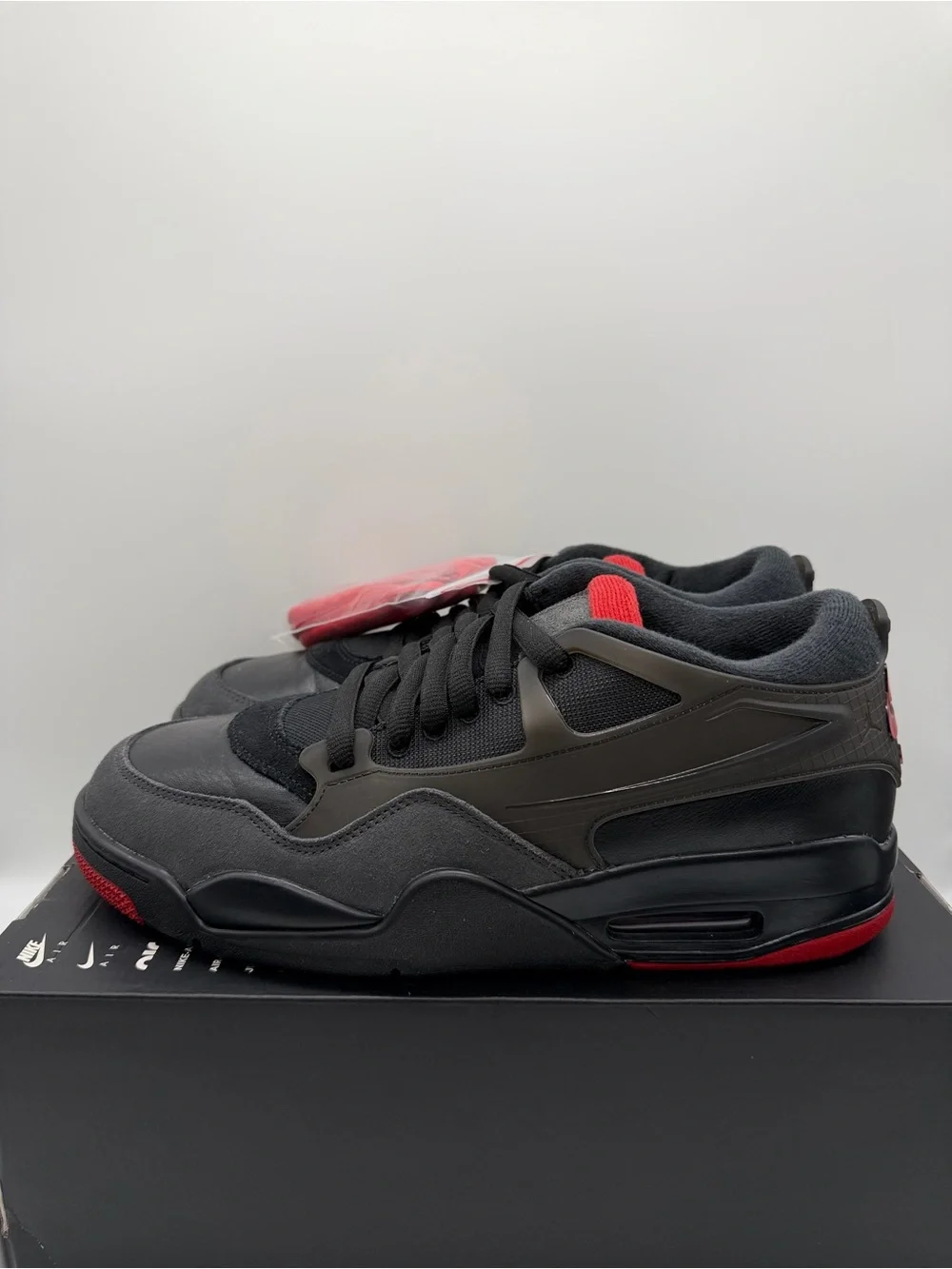 Nike Air Jordan 4 RM Black Varsity Red FQ7939-060 Men’s Size 10